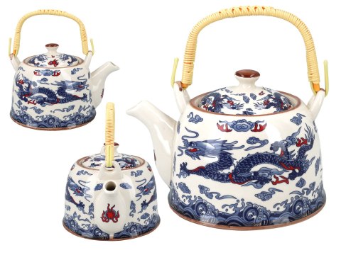 Czajnik ceramiczny z zaparzaczem