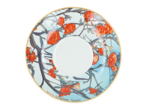 Filiżanka ze spodkiem - Inspirowana malarstwem A. Mucha (CARMANI)