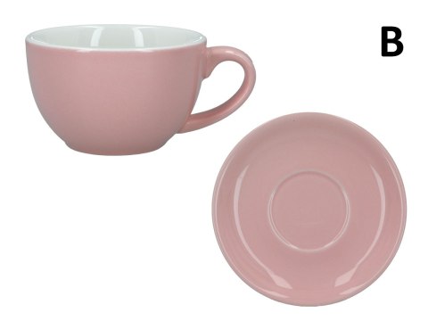 Filiżanka ze spodkiem (mix kolorów 1 z 6 do wyboru)