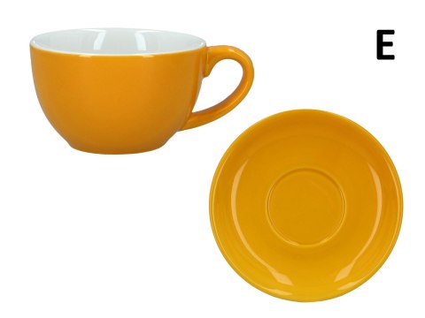 Filiżanka ze spodkiem (mix kolorów 1 z 6 do wyboru)