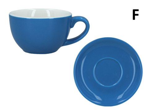 Filiżanka ze spodkiem (mix kolorów 1 z 6 do wyboru)