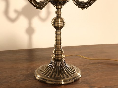 Lampa stołowa - trzy klosze, wielokolorowe