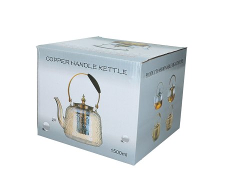 Czajnik szklany z sitkiem