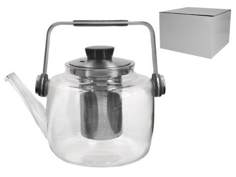 Czajnik szklany z zaparzaczem