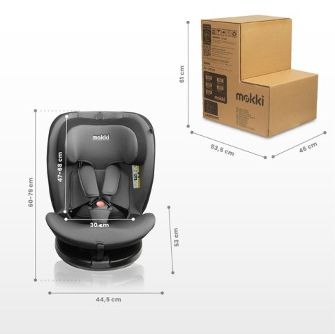 FOTELIK MOKKI I-SIZE DIRTY PINK (40-150)