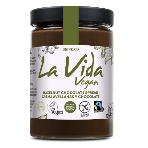 KREM CZEKOLADOWO - ORZECHOWY BEZGLUTENOWY FAIR TRADE BIO 600 g - LA VIDA
