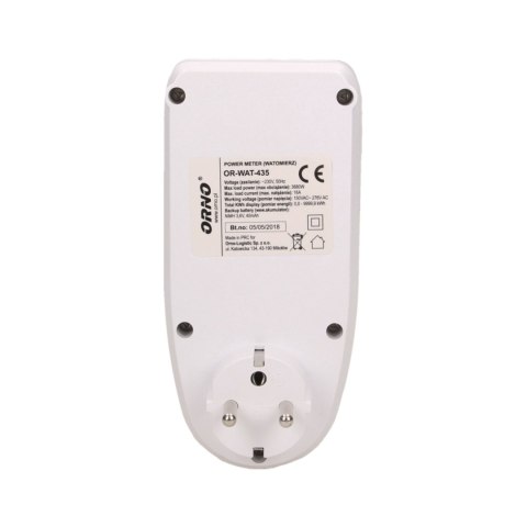 WATOMIERZ, KALKULATOR ENERGII Z WYŚWIETLACZEM LCD