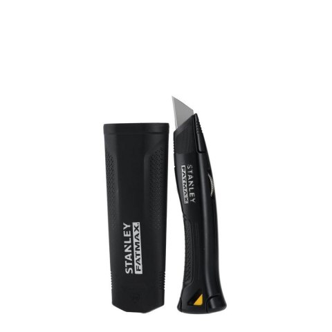 NÓŻ HEAVY DUTY OSTRZE TRAPEZ STAŁE METALOWY CZARNY