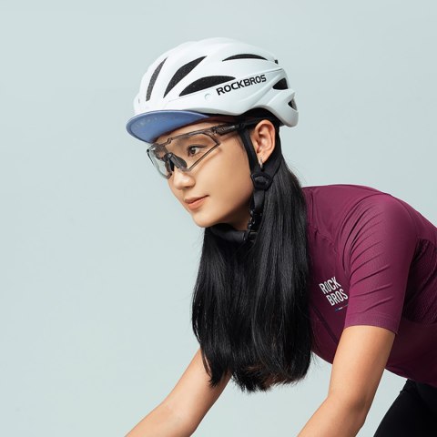 Czapka rowerowa kolarska z daszkiem pod kask - czerwona