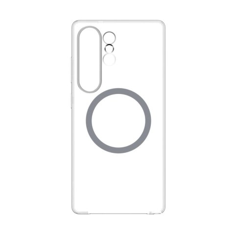 Etui silikonowe Samsung Clear Magnet Case z ringiem do Samsung Galaxy S25 Ultra - przezroczyste