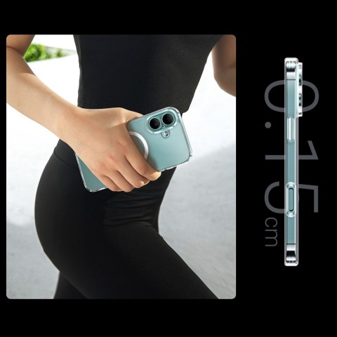 Etui na iPhone 16 Plus Classy Clear Magnetic z MagSafe - przezroczyste