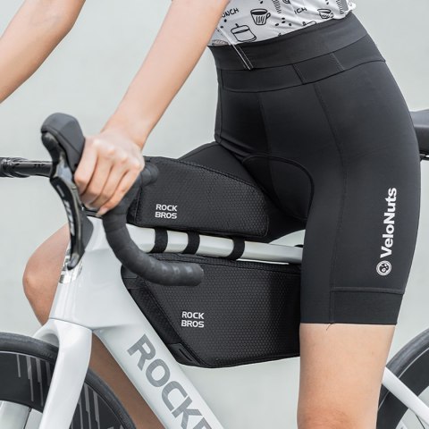 Torba sakwa rowerowa mocowana pod ramę 2.9l - czarna