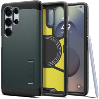 Etui case na Samsung Galaxy S25 Ultra Tough Armor MagSafe - zielony