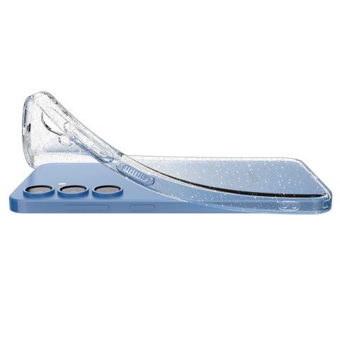 Etui na Samsung Galaxy S25+Liquid Crystal - brokatowo przezroczyste