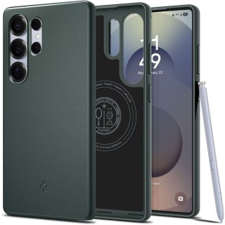 Etui plecki na Samsung Galaxy S25 Ultra Thin Fit Mag - zielone