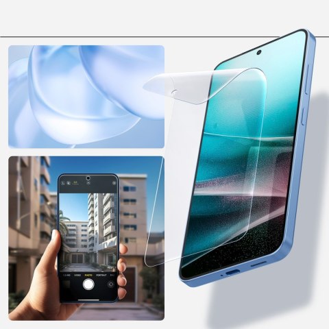 Szkło hybrydowe na Samsung Galaxy S25+ ELITE SHIELD EZ FIT - przezroczyste