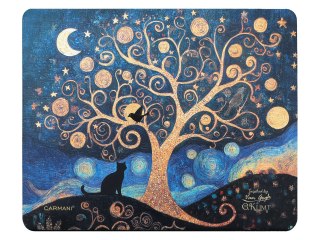 Podkładka pod mysz komputerową - kolaż: V. van Gogh, G. Klimt (CARMANI)