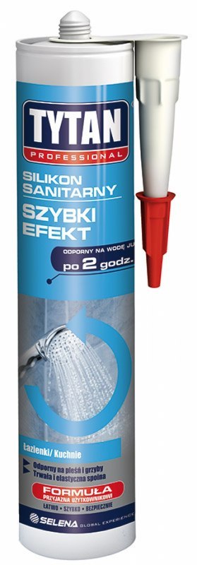 SILIKON SANITARNY TURBO EFEKT 280ML BEZBARWNY