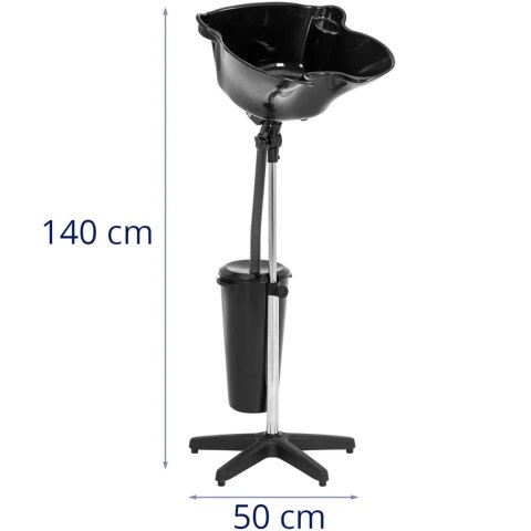 Myjka myjnia fryzjerska przenośna regulowana ze zbiornikiem