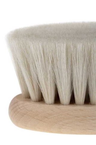 5338 SZCZOTKA DO WŁOSÓW DREWNIANA Z KOZINY ELIPSA