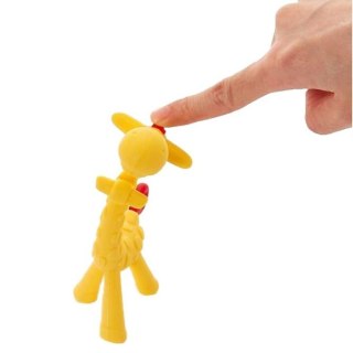 8041 GRYZAK ŻYRAFA SILIKONOWY ŻÓŁTO-CZERWONA BL804