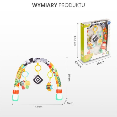 2074 ZABAWKA EDUKACYJNA - PAŁĄK DO WÓZKA WZOREK (0316)