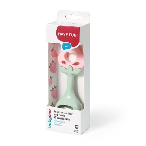 499/03 GRYZAK Z GRZECHOTKĄ EDUKACYJNY STRAWBERRY