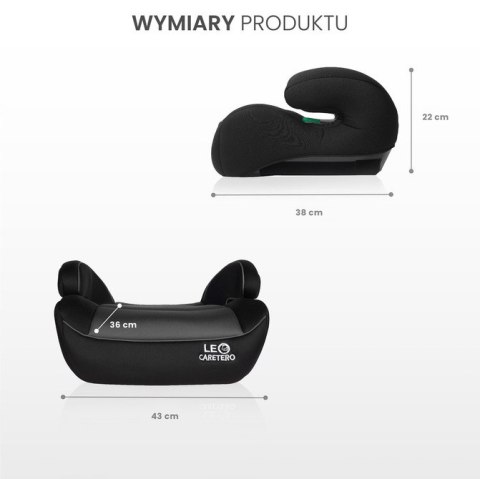 FOTELIK LEO I-SIZE BLACK (125-150)