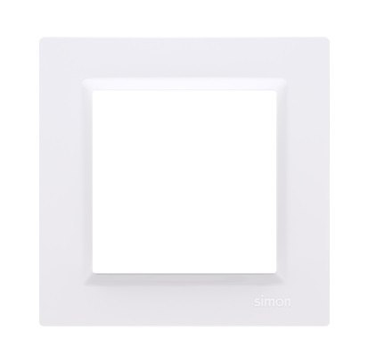 SIMON 10 RAMKA 1-KROTNA BIAŁA