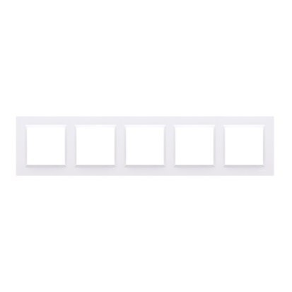 SIMON 10 RAMKA 5-KROTNA BIAŁA