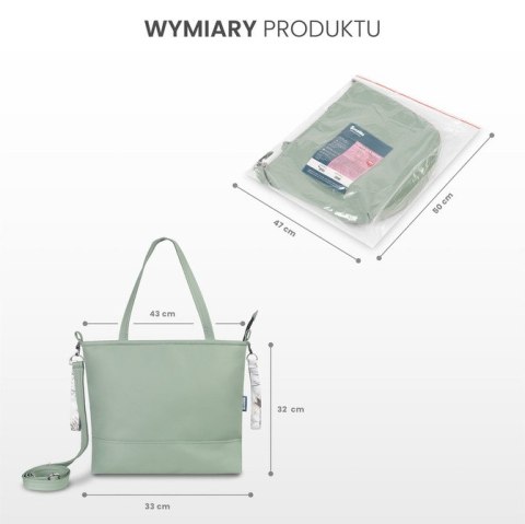 TORBA EKOSKÓRA OLIWKA ŻURAWIE