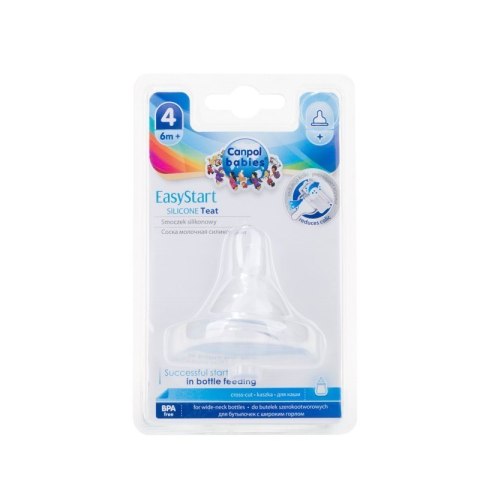 Smoczek szeroko silik.kaszka 1 CANPOL BABIES