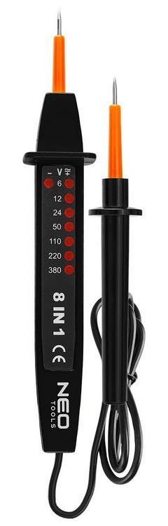 WIELOFUNKCYJNY TESTER NAPIĘCIA 8 W 1 AC/DC 6-380V