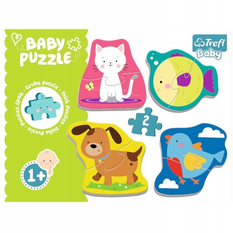 Puzzle Baby classic zwierzątka domowe Trefl 36074