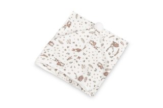 PONCZO KĄPIELOWE MUŚLIN KRÓLICZKI BIAŁY