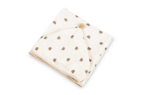 PONCZO KĄPIELOWE MUŚLIN MISIE BEŻOWY