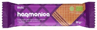 WAFELEK Z SAMOPSZY Z KREMEM MLECZNO - KAKAOWYM Z PROBIOTYKAMI BIO 30 g - HARMONICA