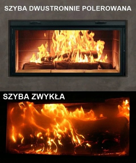 Szyba do kominka, pieca żaroodporna na wymiar