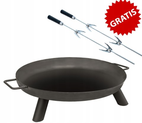 PALENISKO OGRODOWE STALOWE NA OGNISKO - 70CM grubość blachy 2mm