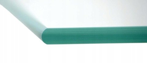 Podstawa szklana hartowana - szyba pod Piec lub Kominek 40x30 cm Biała