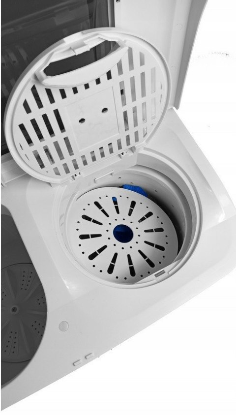 Pralka wirnikowa z wirówką 5 kg + 2 kg 1000 obr/min, Timer, Pralko-wirówka na działkę