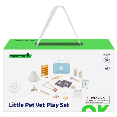 TOOKY TOY Zestaw Weterynarza Torba 17el.