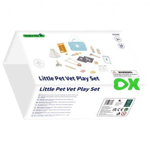 TOOKY TOY Zestaw Weterynarza Torba 17el.