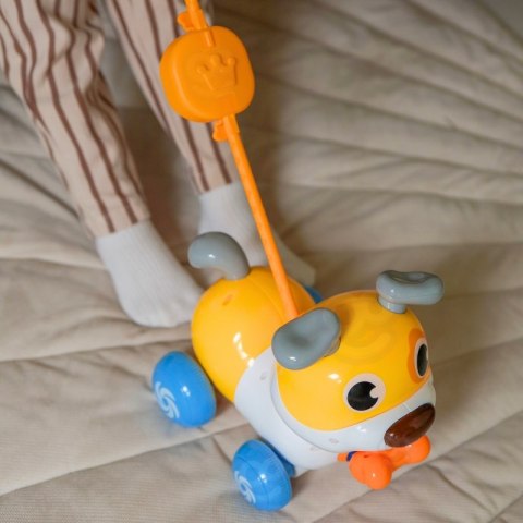 WOOPIE Interaktywny Piesek 2w1 Pchacz Szczekający 360° 6m+