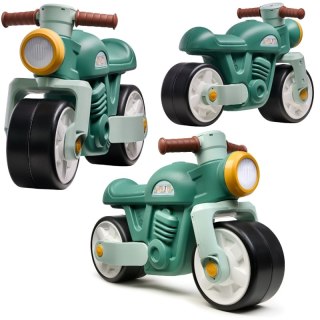 FALK Jeździk Biegowy Ciche Koła Motor Prem1er Retro Zielony 12+