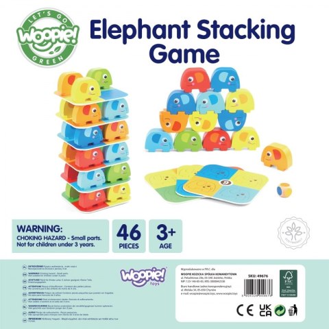 WOOPIE GREEN Słonik na Słoniku Gra Zręcznościowa FSC