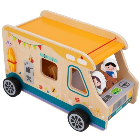 TOOKY TOY Drewniany Kamper Postacie Kemping
