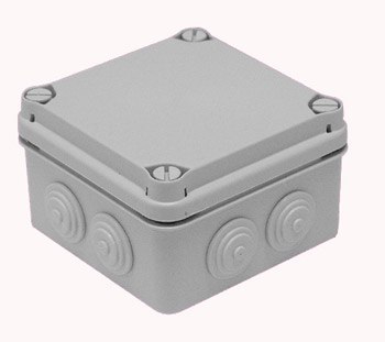 PUSZKA PCE N/T HER. PUSTA 108X108X64MM IP55 7 DŁAWIC EV-111