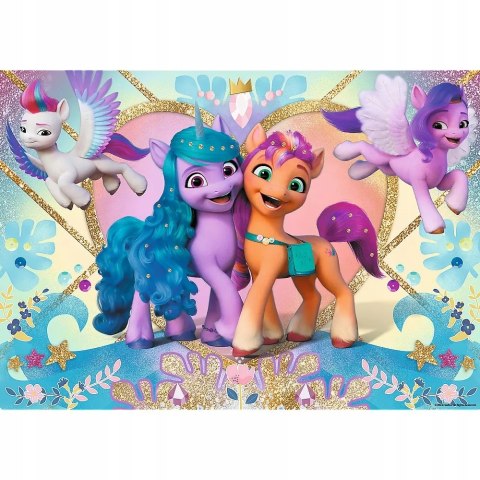 Puzzle 100 glitter brokatowe Błyszczące Kucyki My Little Pony Trefl 14831