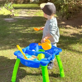 WOOPIE Stolik Wodny 2w1 Piaskownica 9 akc.